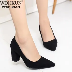 2021 Spring and Autumn New Fashion Pointed Shallow Mouth Women&#39;s Shoes Ladies Wild Sexy Comfortable Shoes  Wedding Shoes Bride