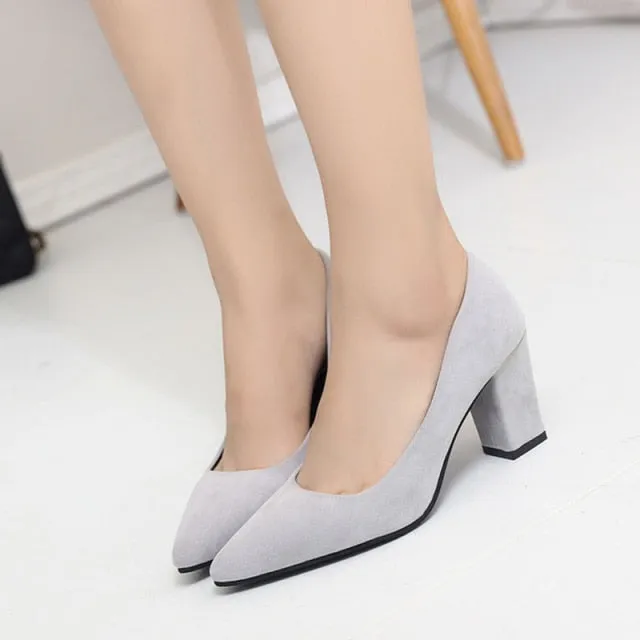 2021 Spring and Autumn New Fashion Pointed Shallow Mouth Women&#39;s Shoes Ladies Wild Sexy Comfortable Shoes  Wedding Shoes Bride