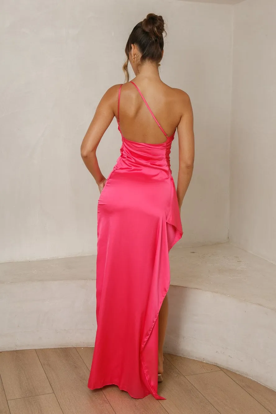 Addison Gown - Fuchsia