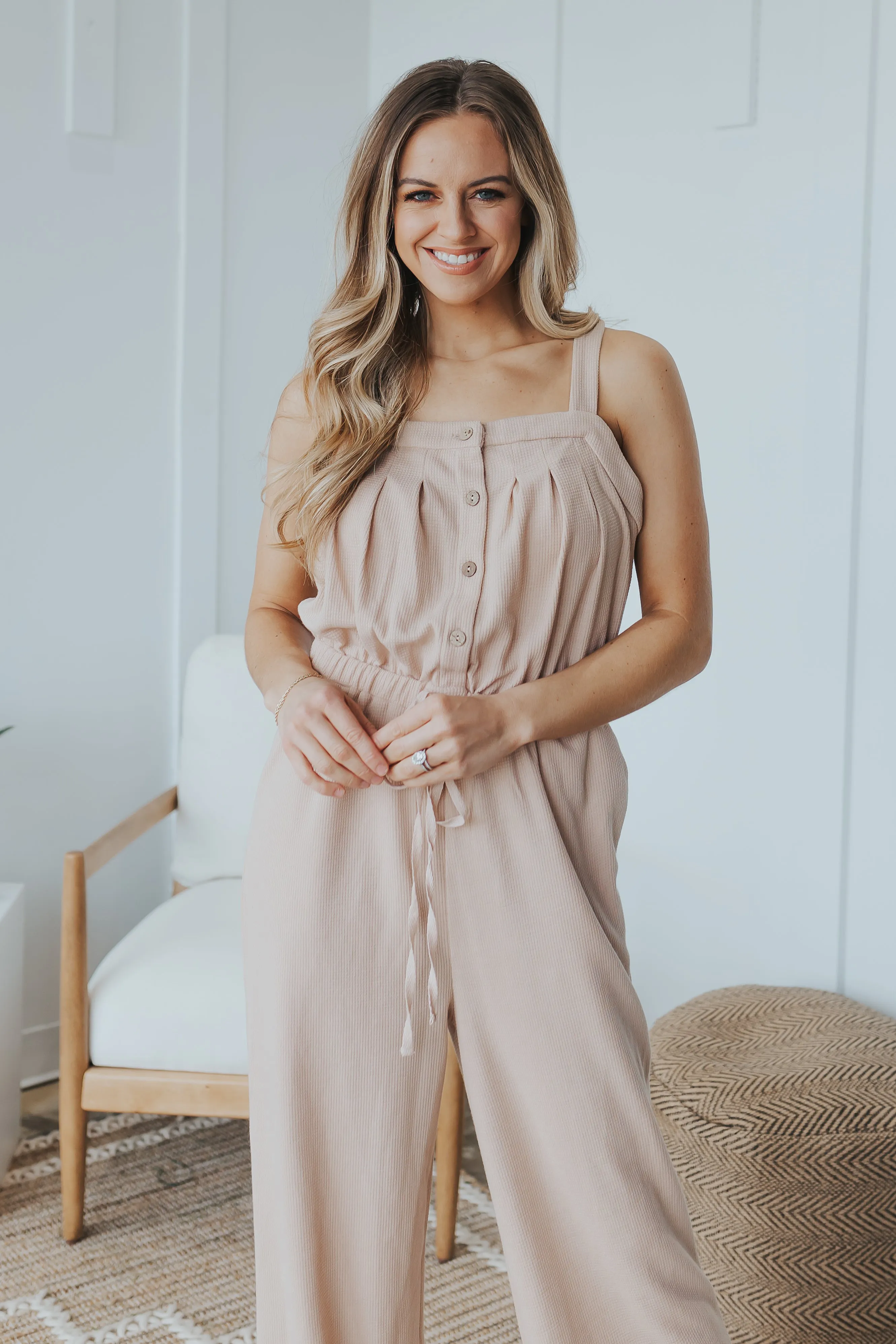 Addison Ribbed Jumpsuit