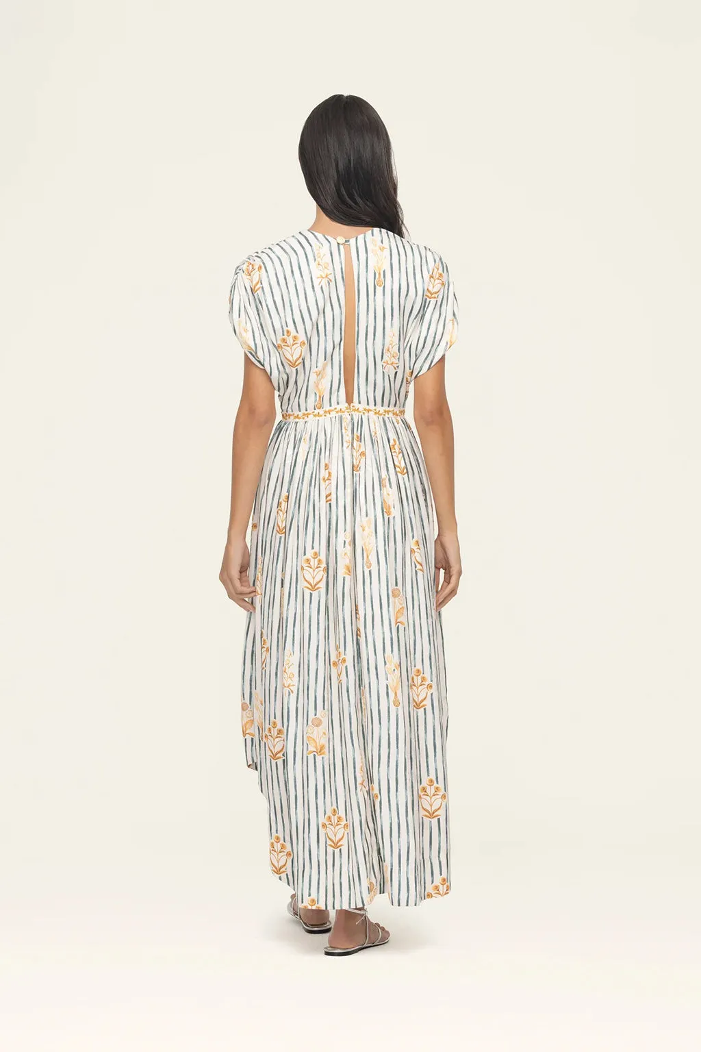 AIRE HERBARIO PRINT DRESS