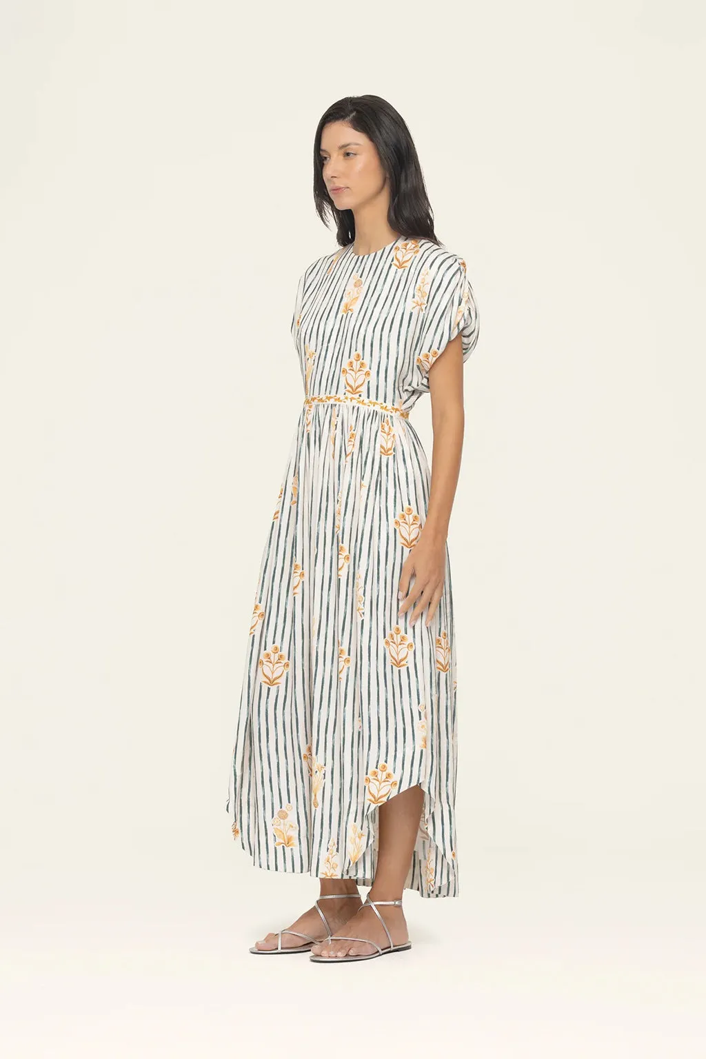 AIRE HERBARIO PRINT DRESS