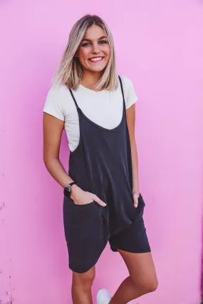 Allison Romper-Black