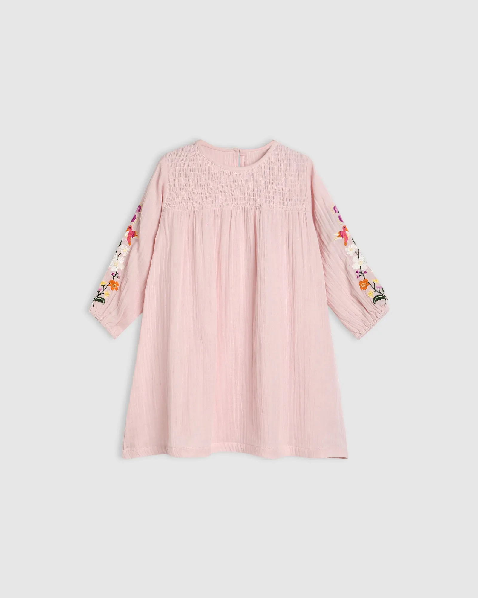 Amelia Dress - Baby Pink