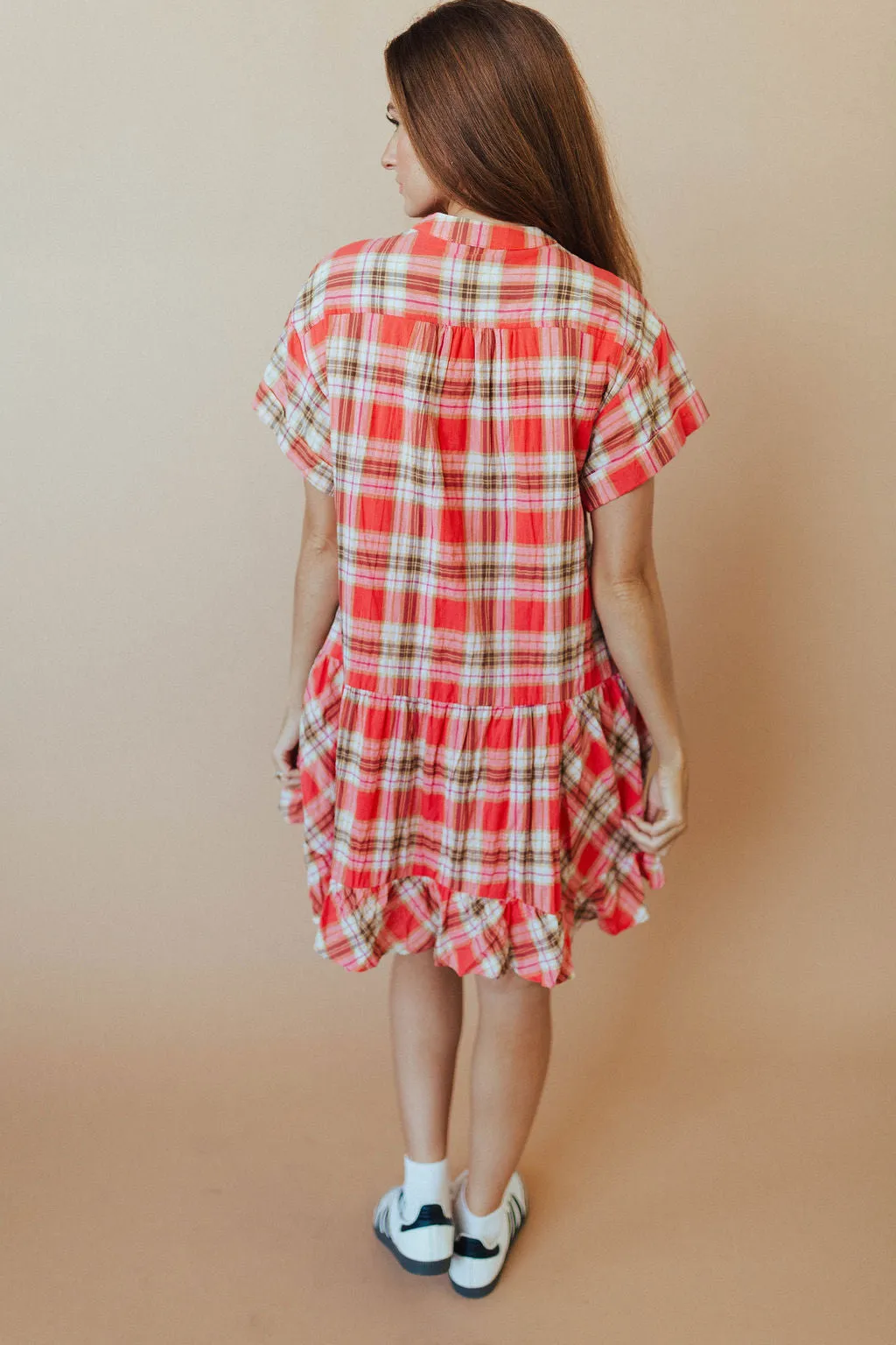 Angie Plaid Dress