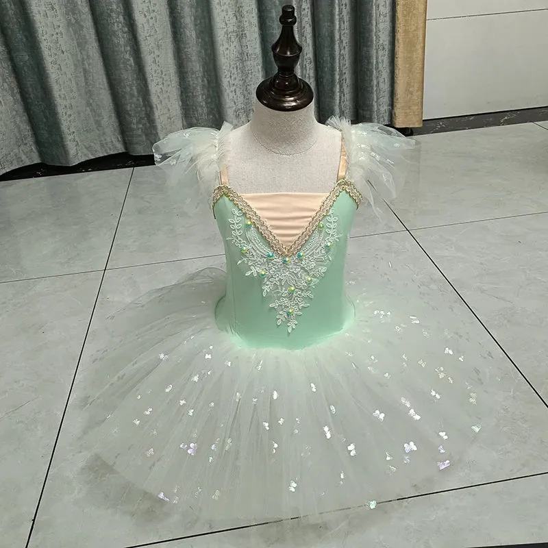 Baby Girl 2024 Ballerina Fairy Party Costume Tutu Dress