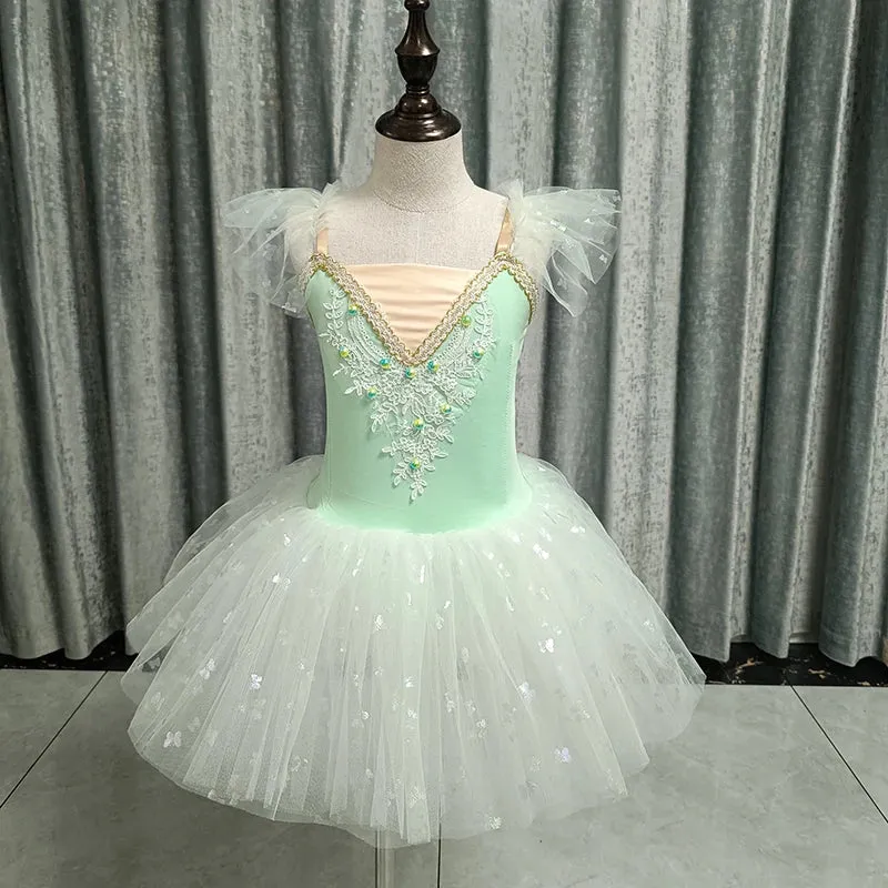 Baby Girl 2024 Ballerina Fairy Party Costume Tutu Dress