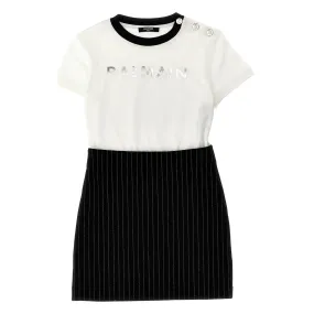 BALMAIN KIDS Logo Dress