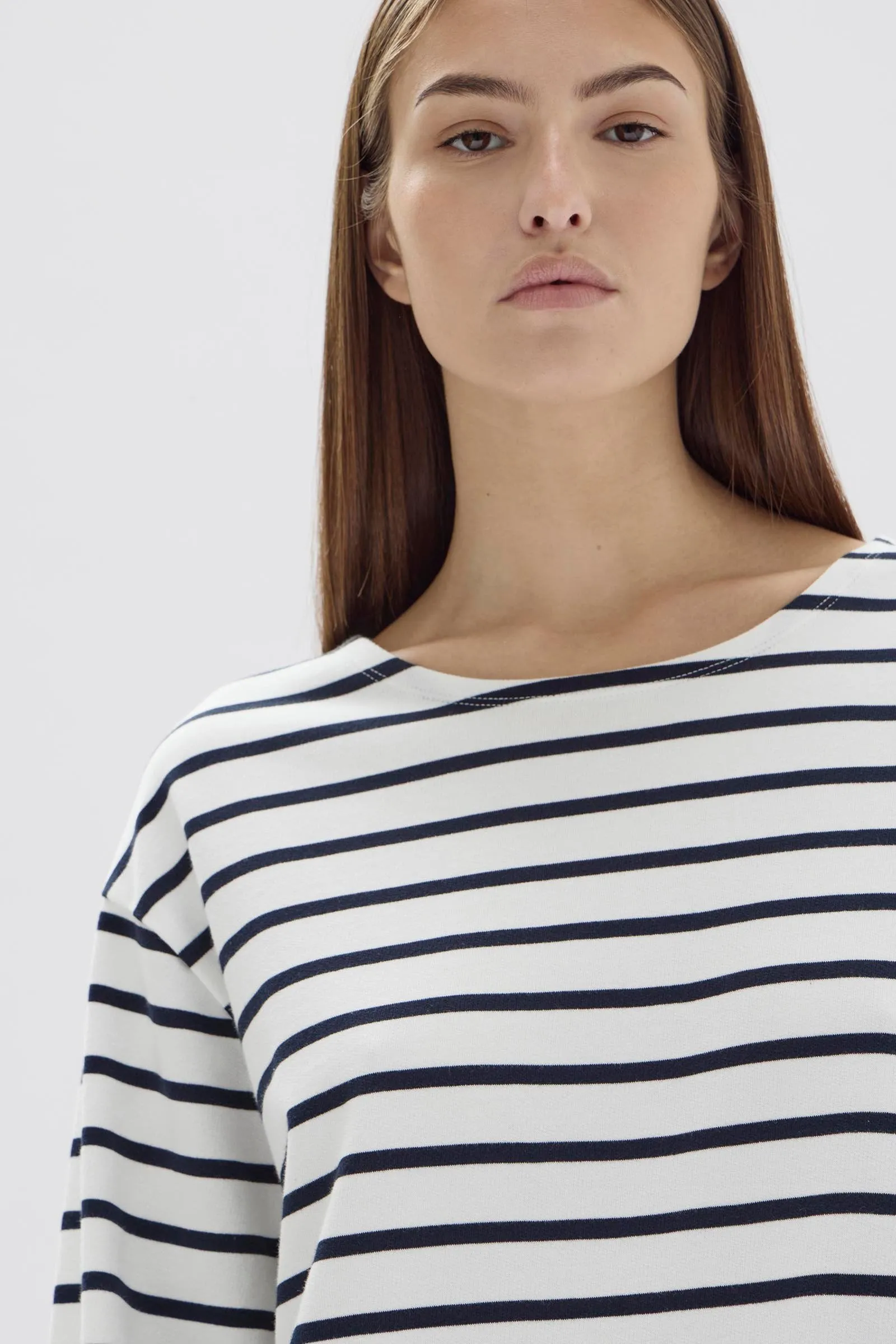 Bateau Long Sleeve Tee Dress