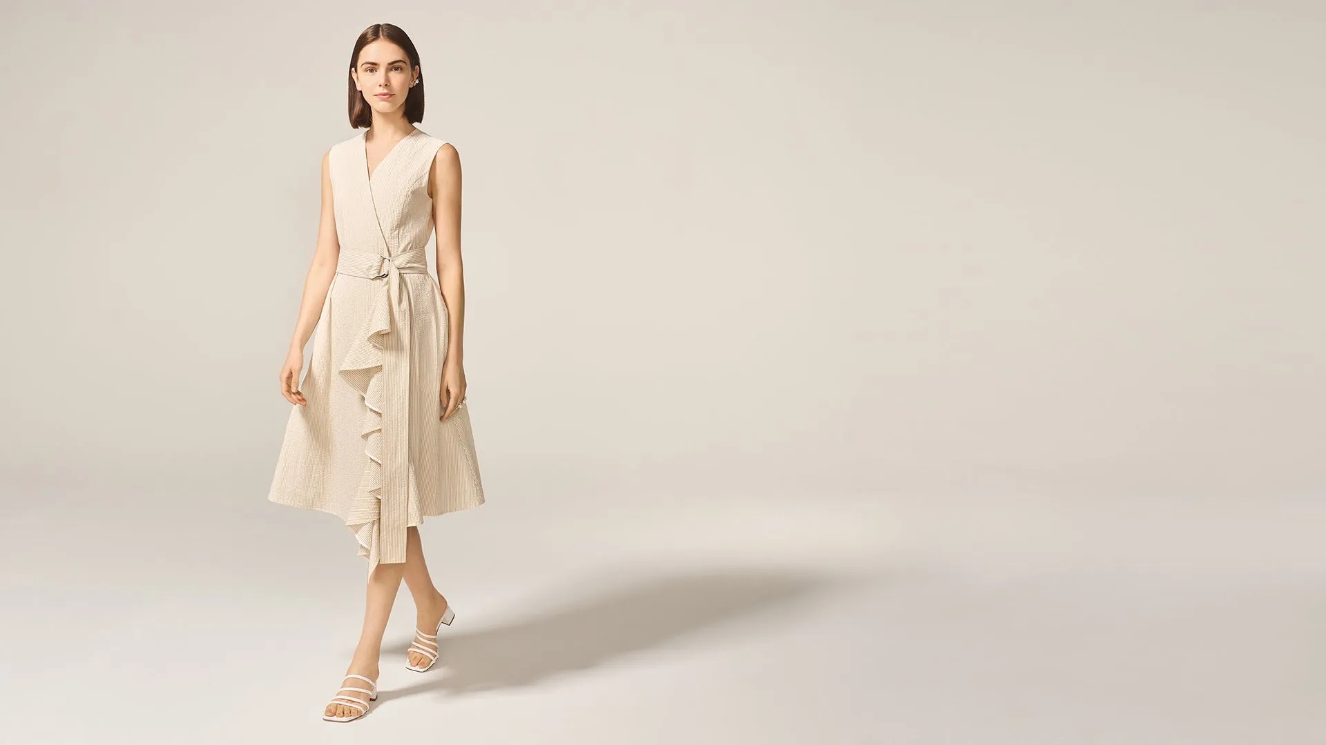 Beige Hampton Dress