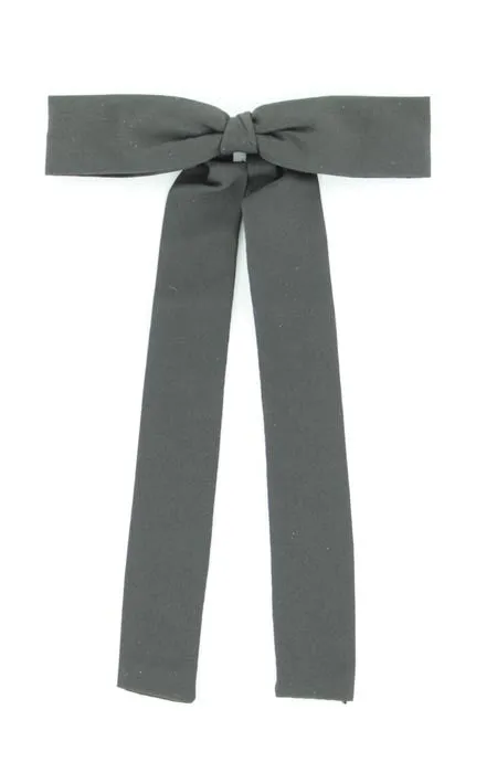 Black Colonel Neck Tie