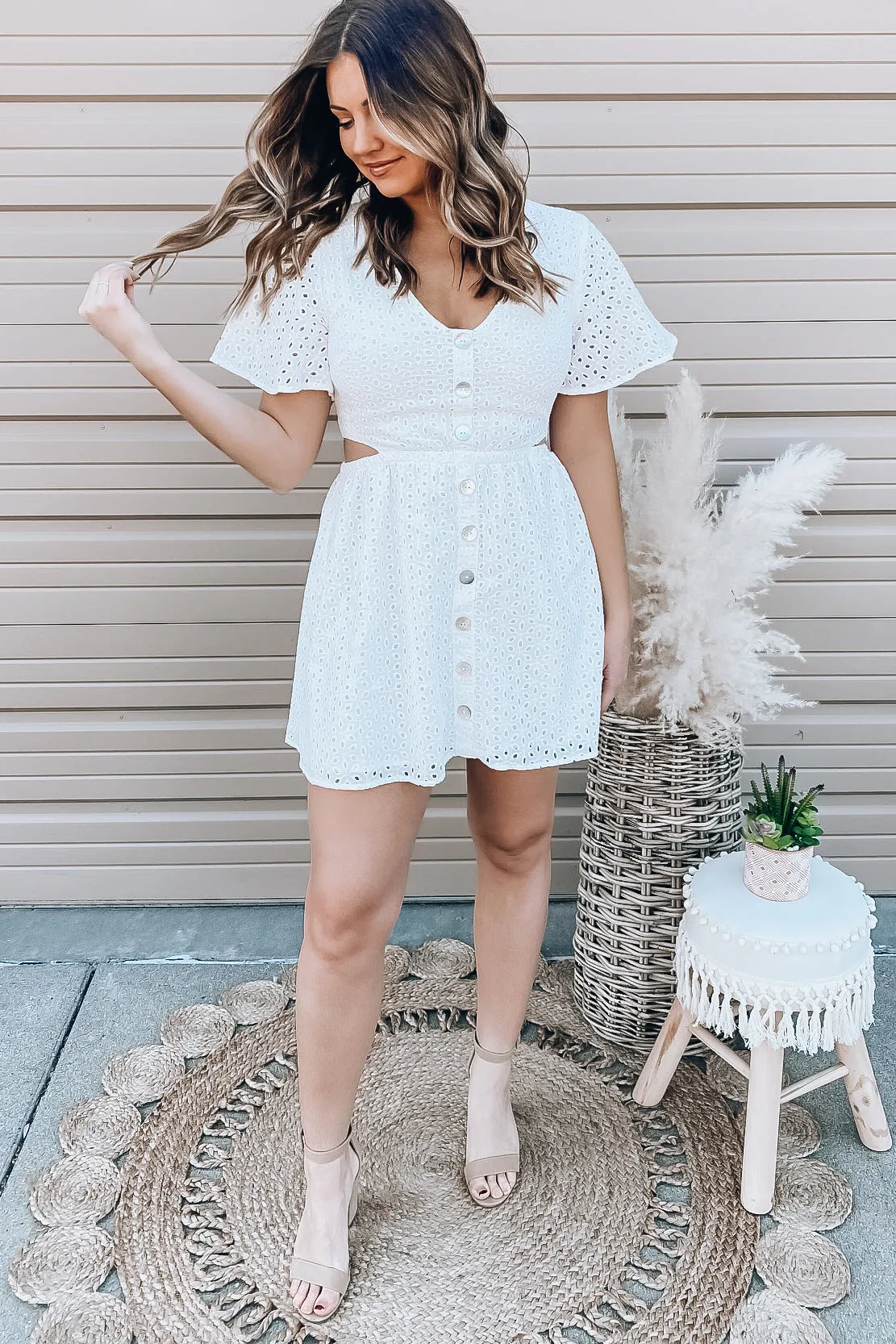 Cabo Eyelet Dress