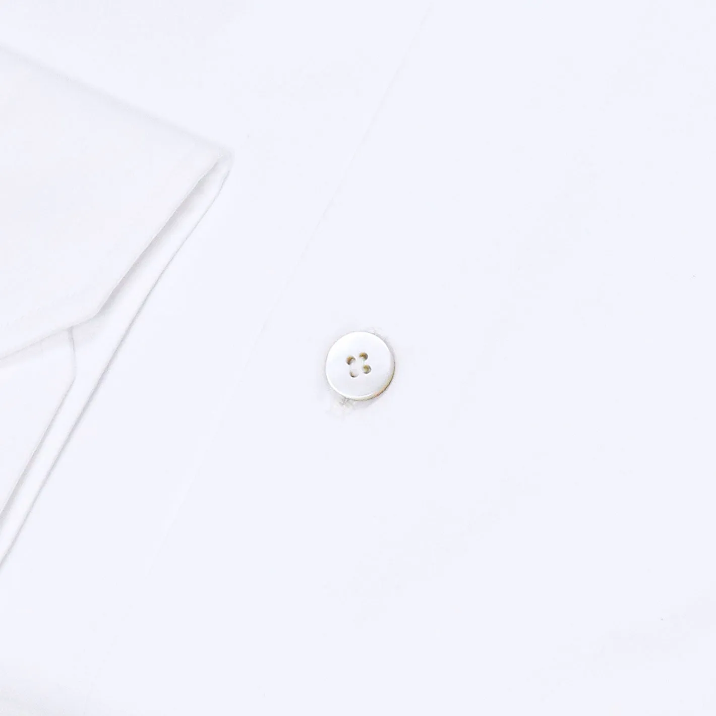 Classic White Poplin Cutaway Shirt