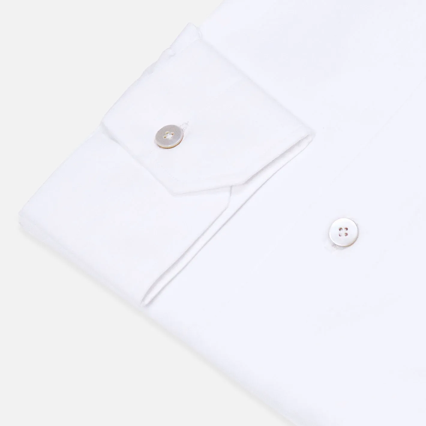 Classic White Poplin Cutaway Shirt