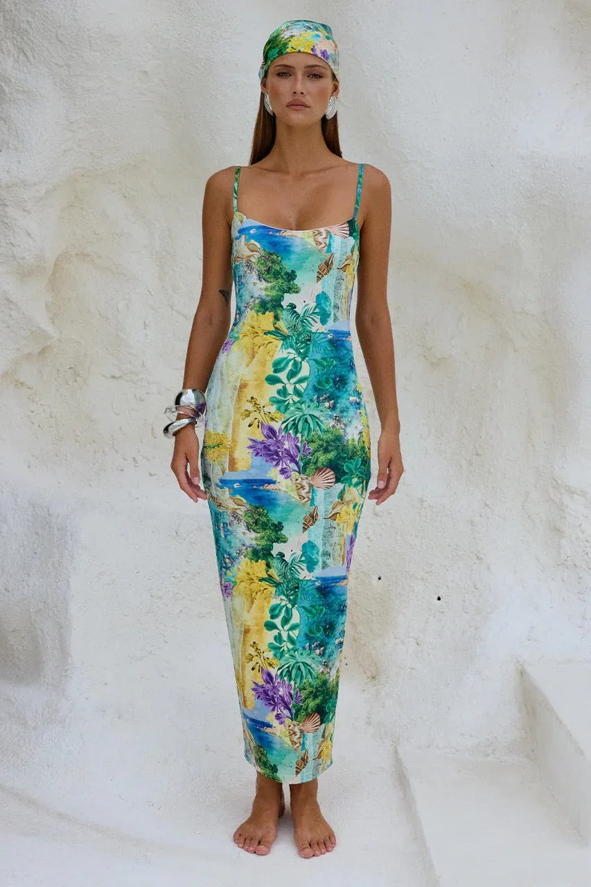 Deia Midi Dress - Esme Print