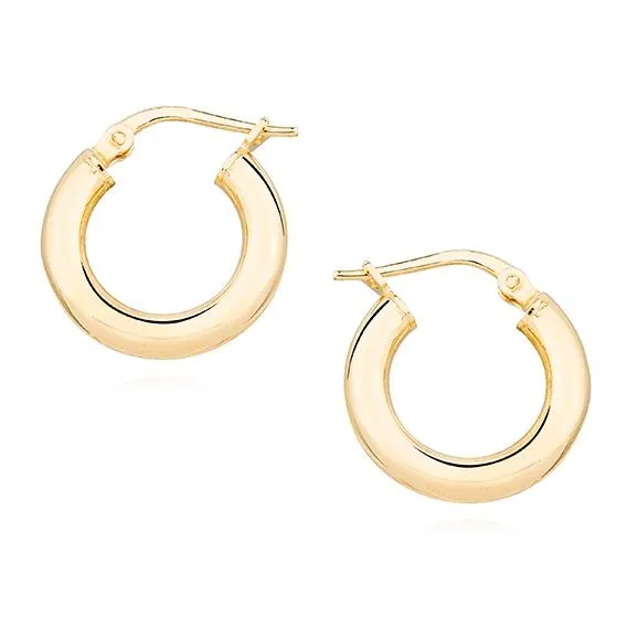 Earrings "Camille Hoops 16 mm" 925 Silver