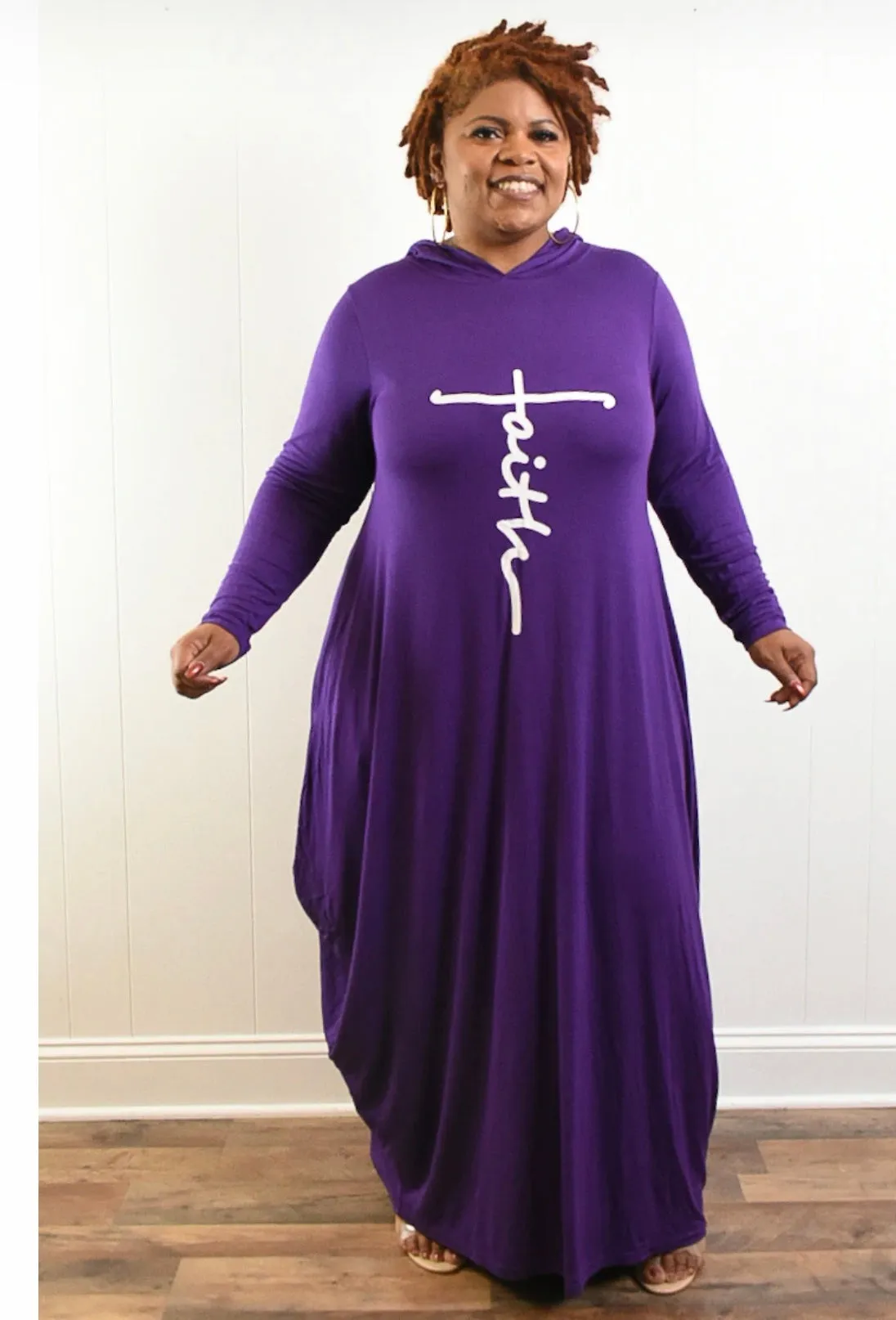 Faith hoodie dress