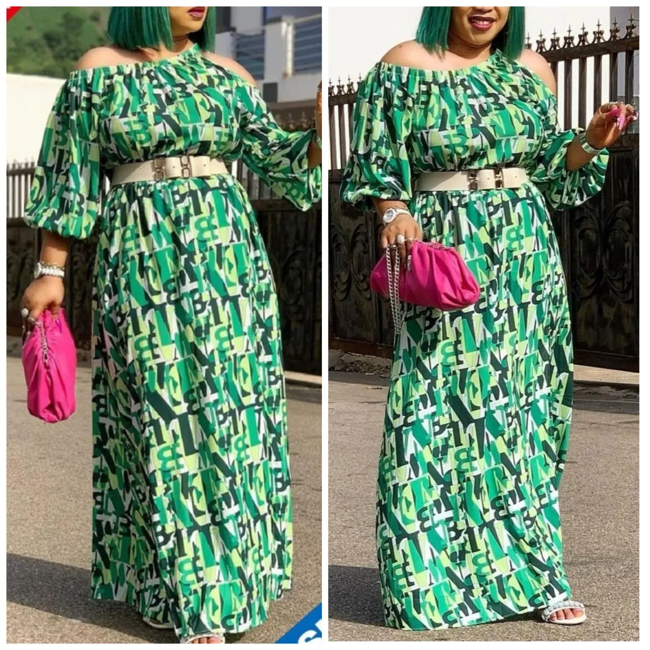 Floral Plus Size Maxi Dress