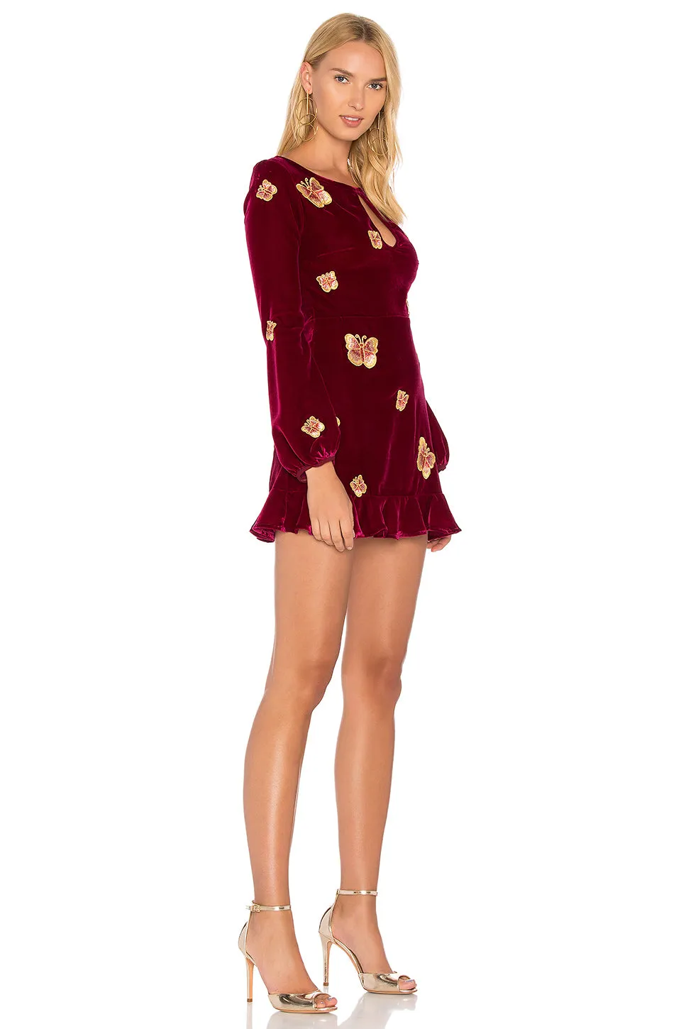 For Love and Lemons Papillon Mini Dress