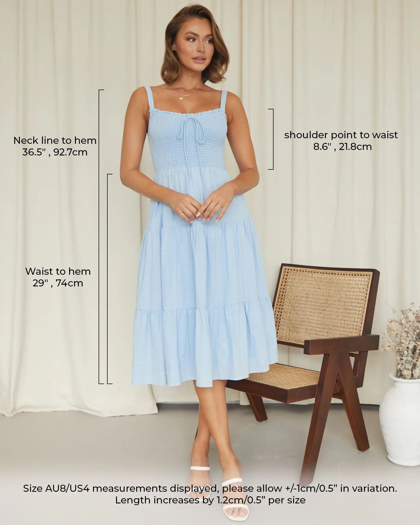 Hilda Dress - Blue