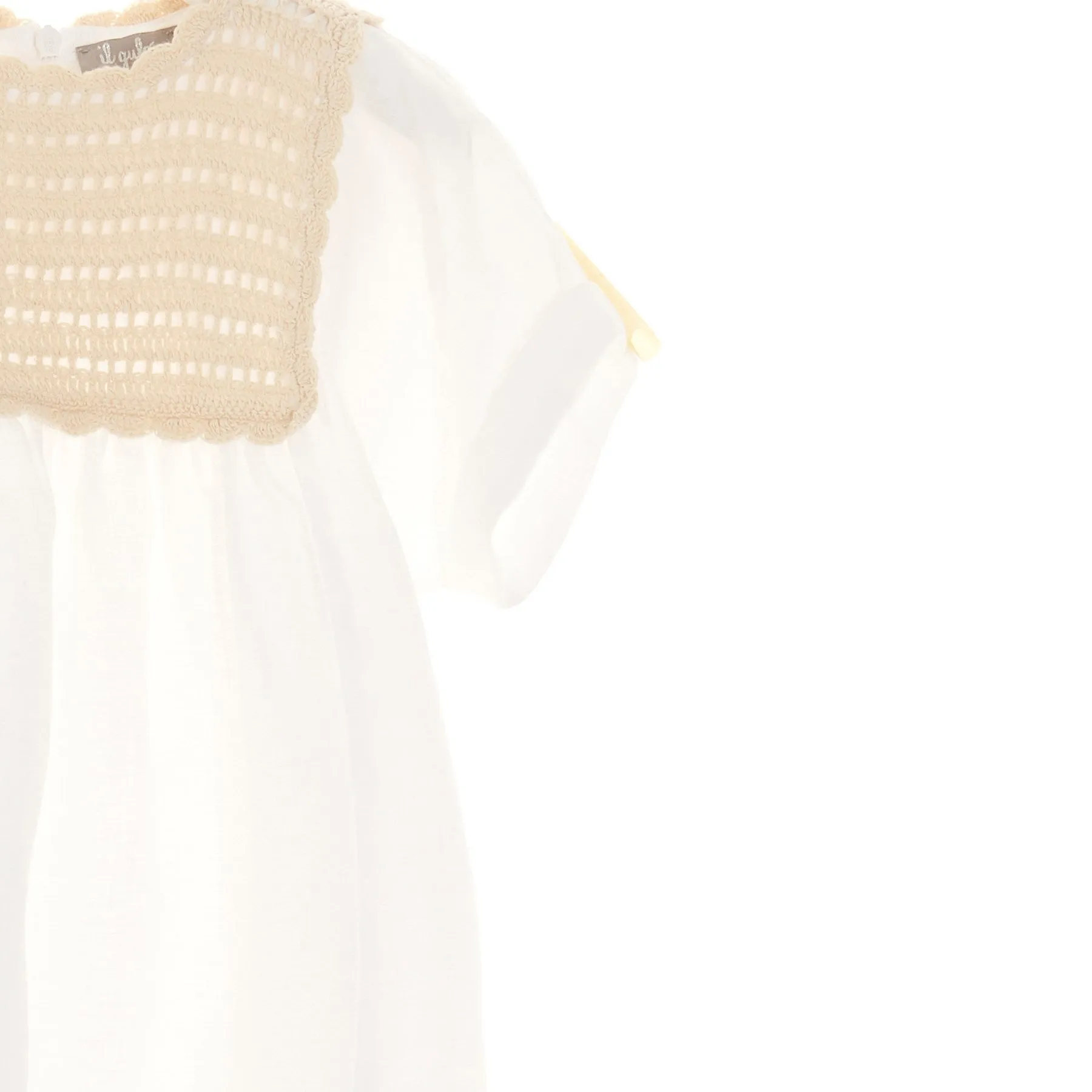 IL GUFO Crochet linen Dress