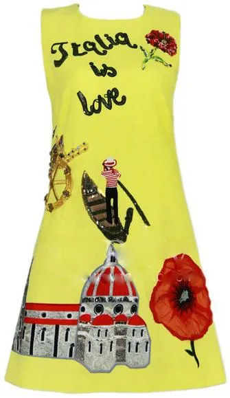 'Italia is Love' Shift dress