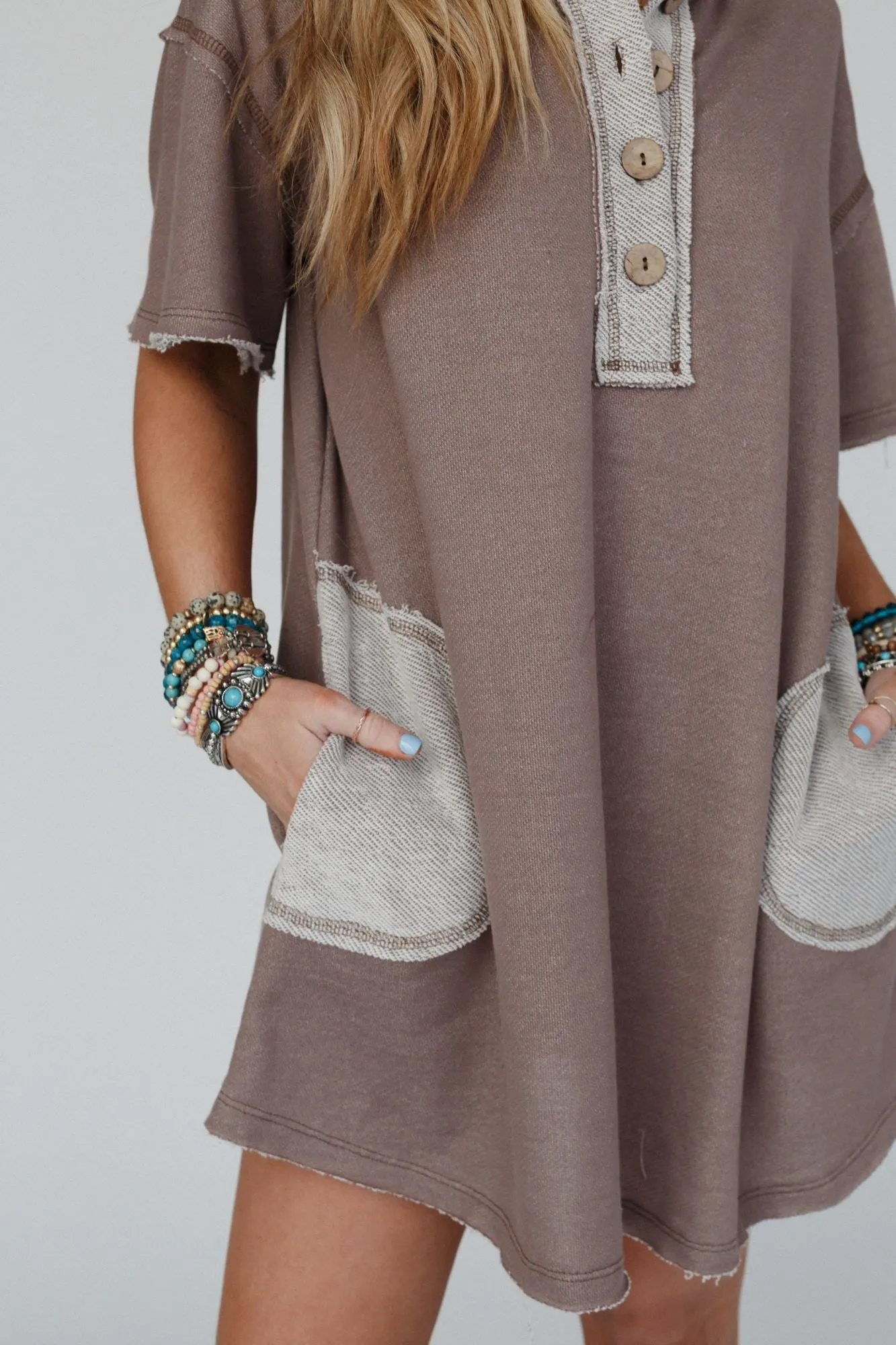 Jodi Tunic Dress - Mocha