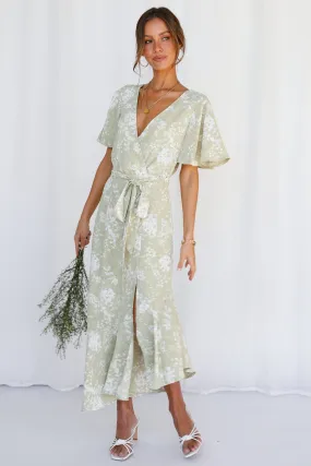 Kiyah Maxi Dress - Pistachio