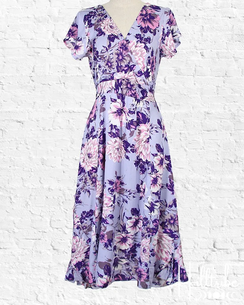 Lilac Jungle Swing Dress