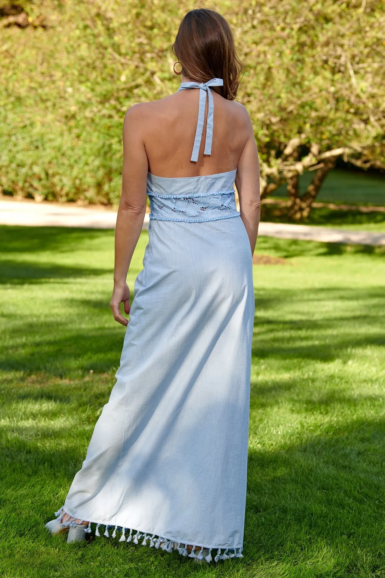 Madison Maxi Halter Dress