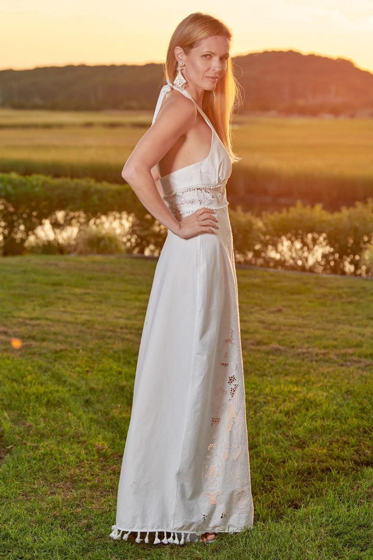 Madison Maxi Halter Dress