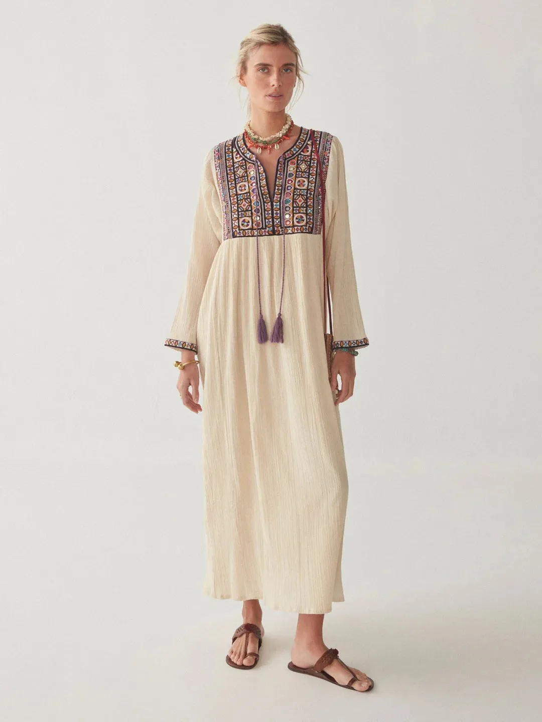 Maison Hotel Bobby McGee Janis Pearl Dress - ByAdushka