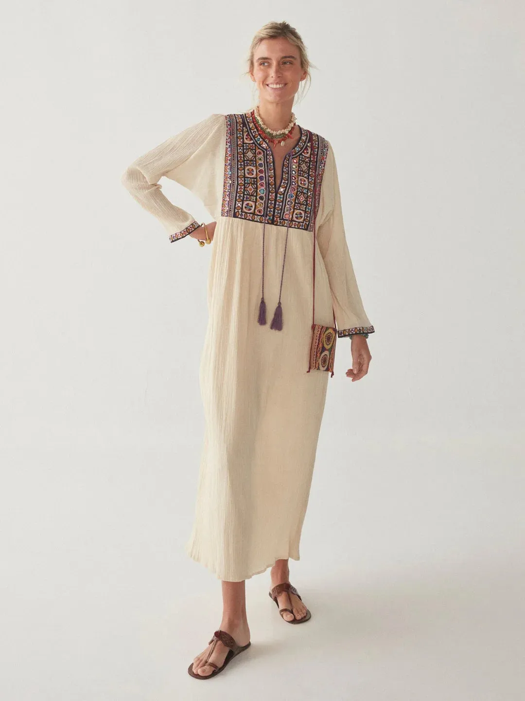 Maison Hotel Bobby McGee Janis Pearl Dress - ByAdushka