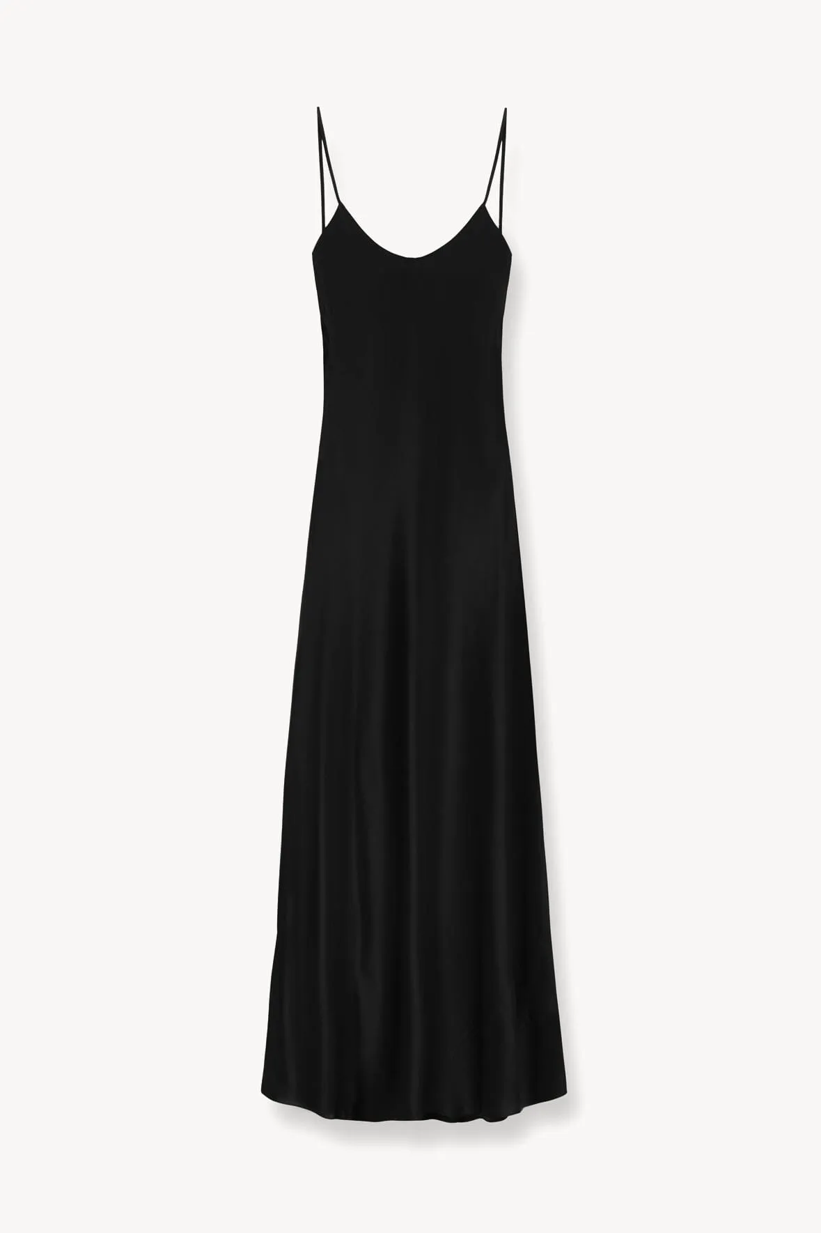 MILNER SILK SLIP DRESS | BLACK