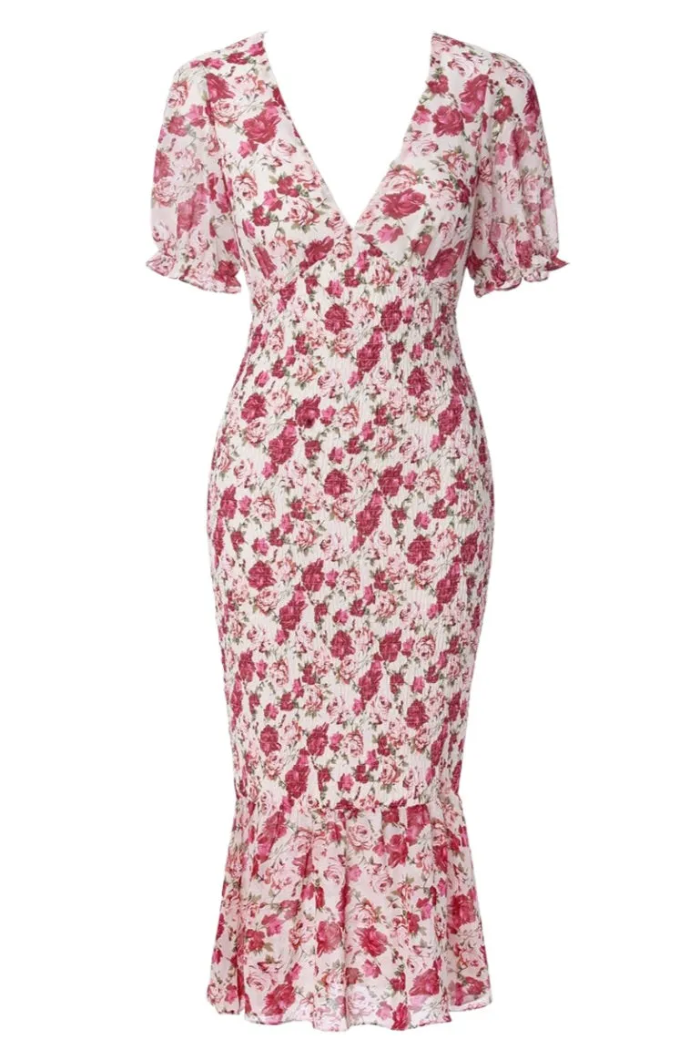 MIRABELL FLORAL MIDI DRESS