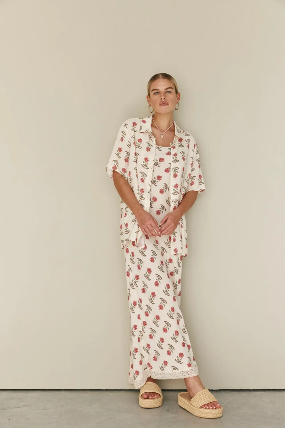 Odesse Bias Cut Maxi Dress Boheme