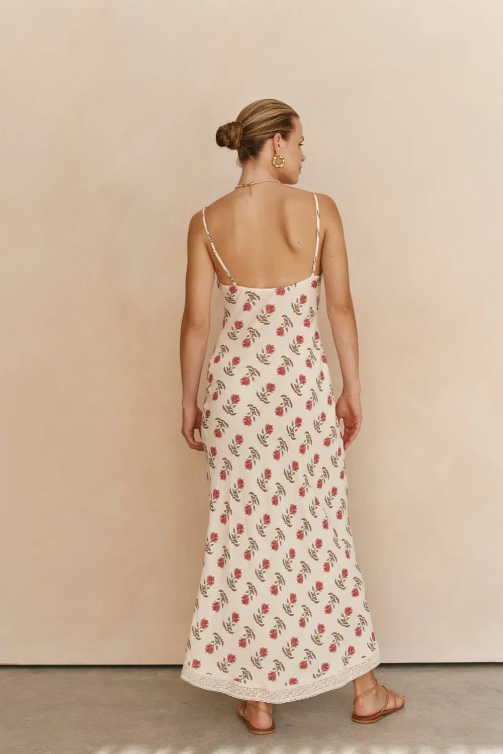 Odesse Bias Cut Maxi Dress Boheme