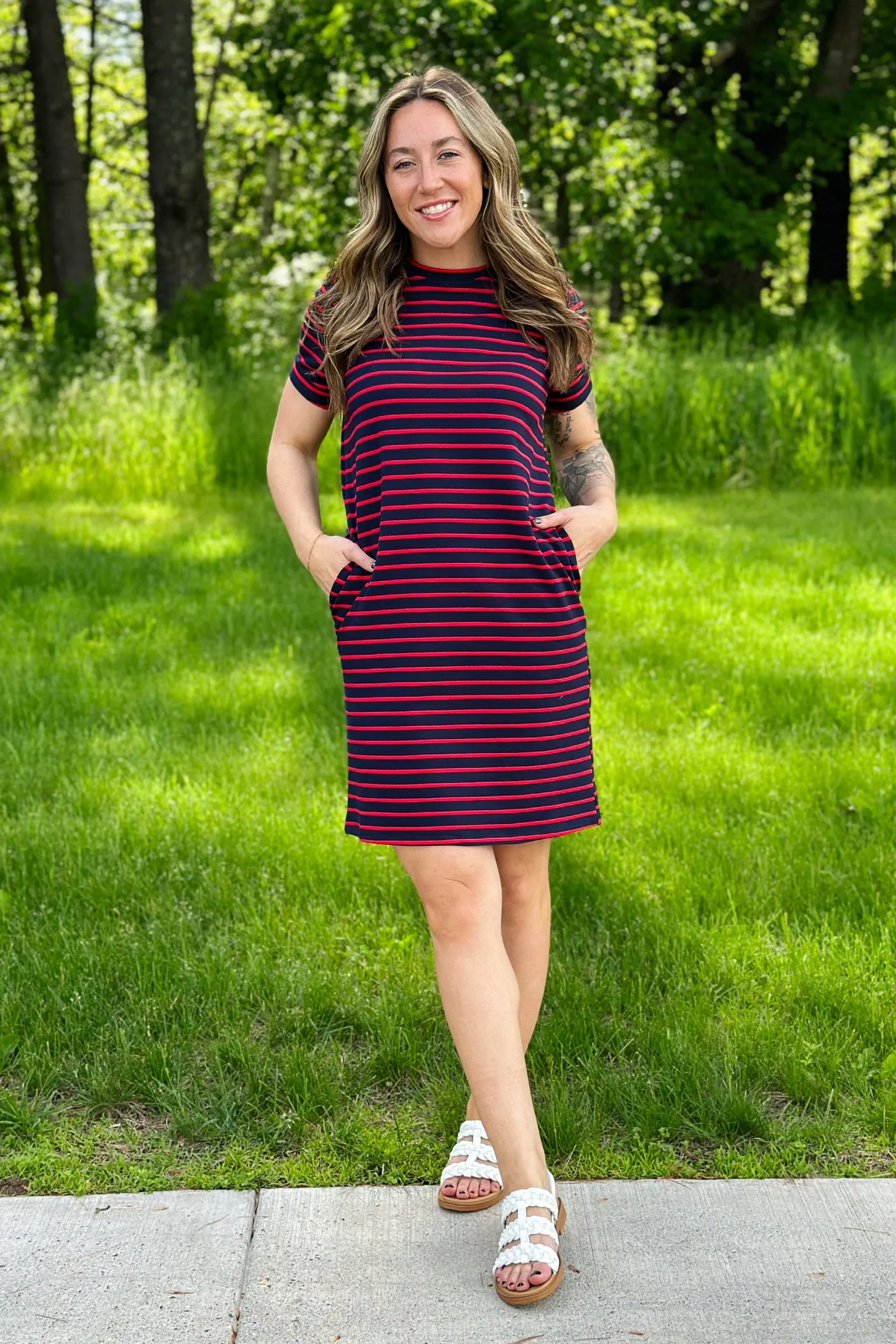 Ollie Dress- Navy