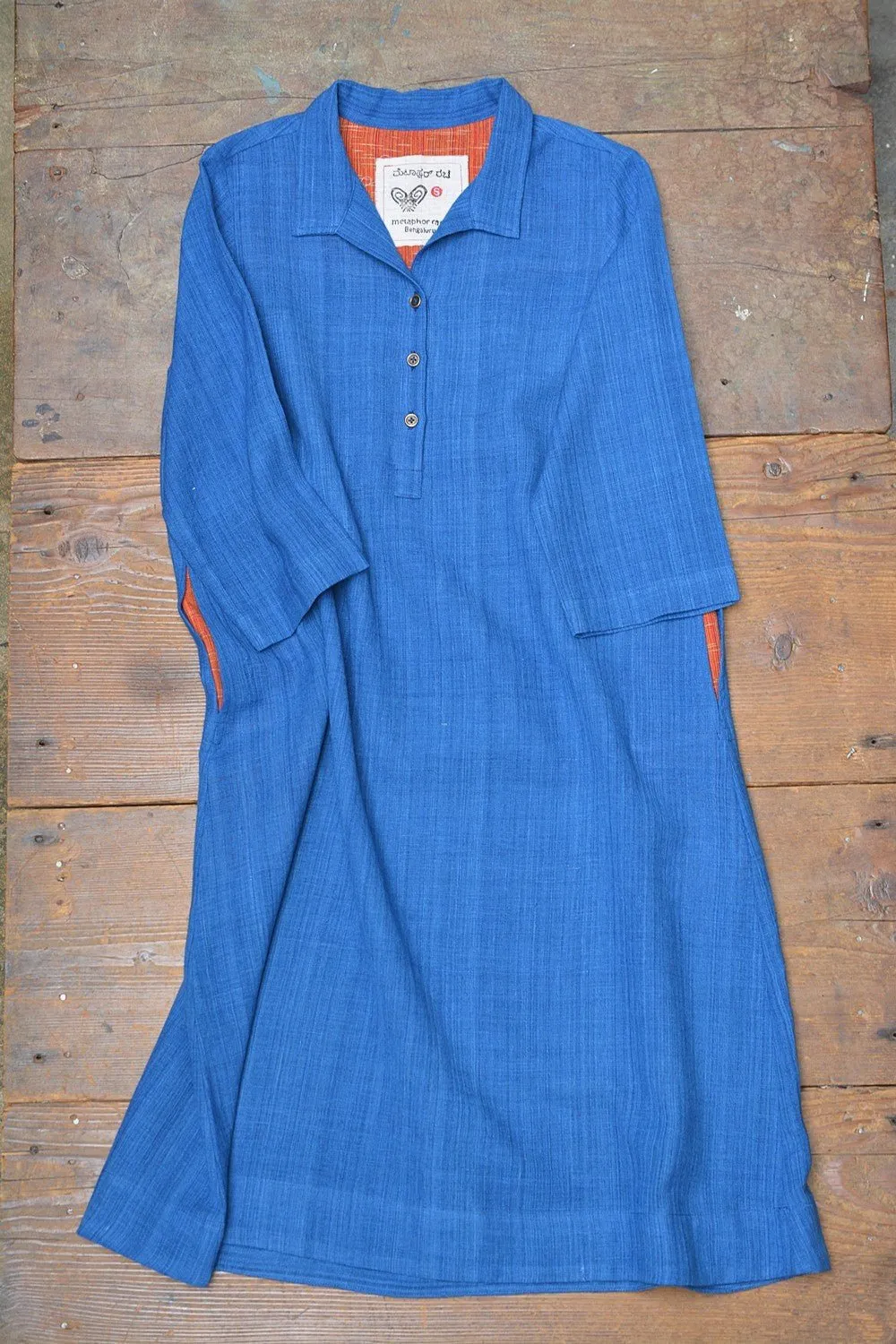 Open Collar Dress