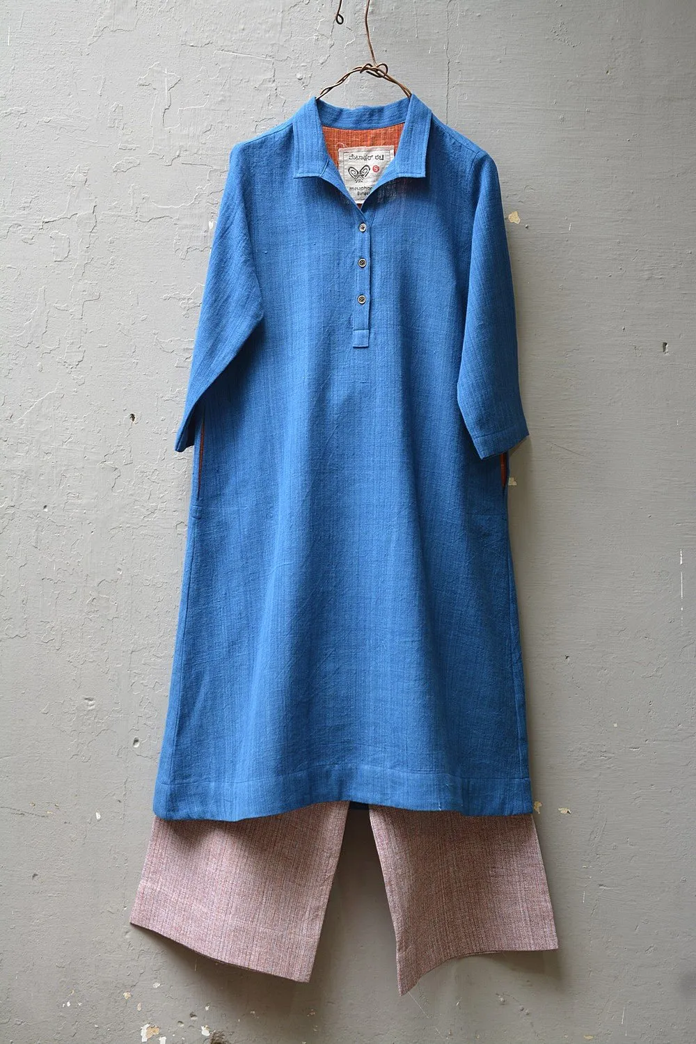 Open Collar Dress