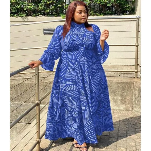 Plus Size High Waisted Bubble Dress