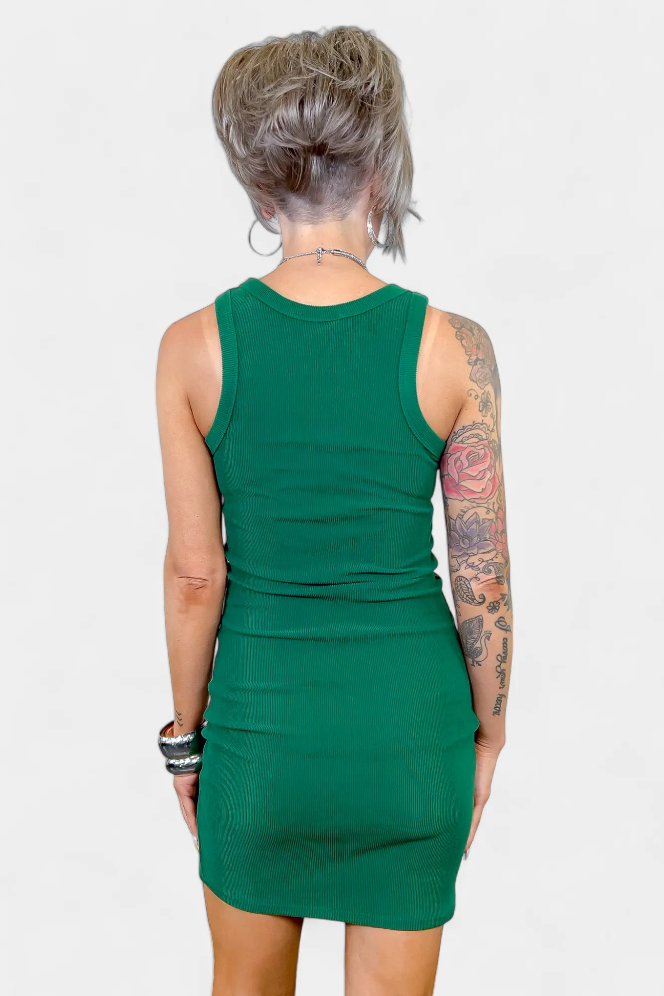 Ribbed Tank Dress