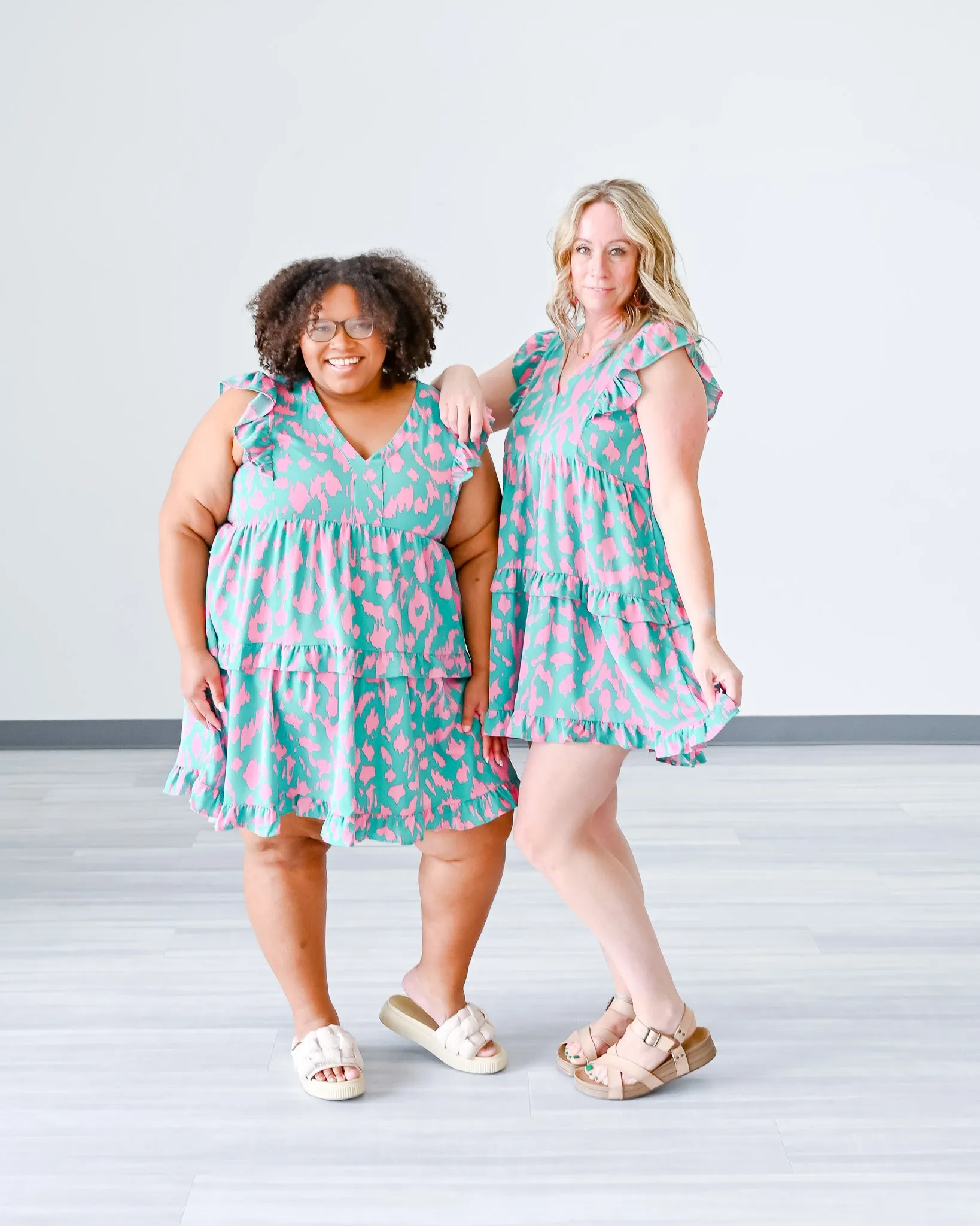 S-2X Nantucket Ruffle Mini Dress