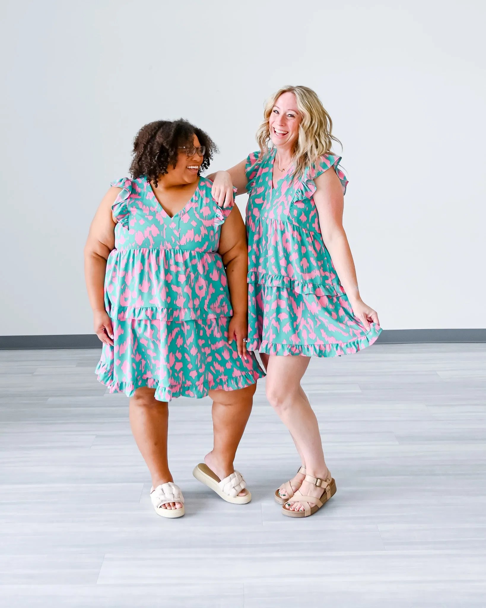 S-2X Nantucket Ruffle Mini Dress