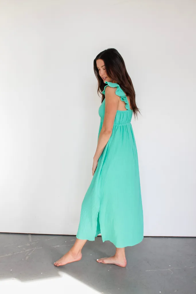 Salt Water Happy Midi Dress