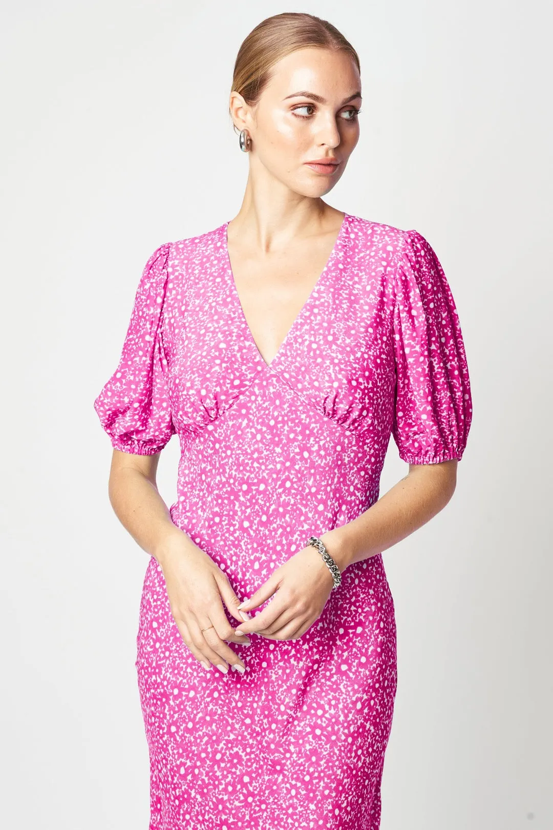 Sienna Dress Pink Daisy