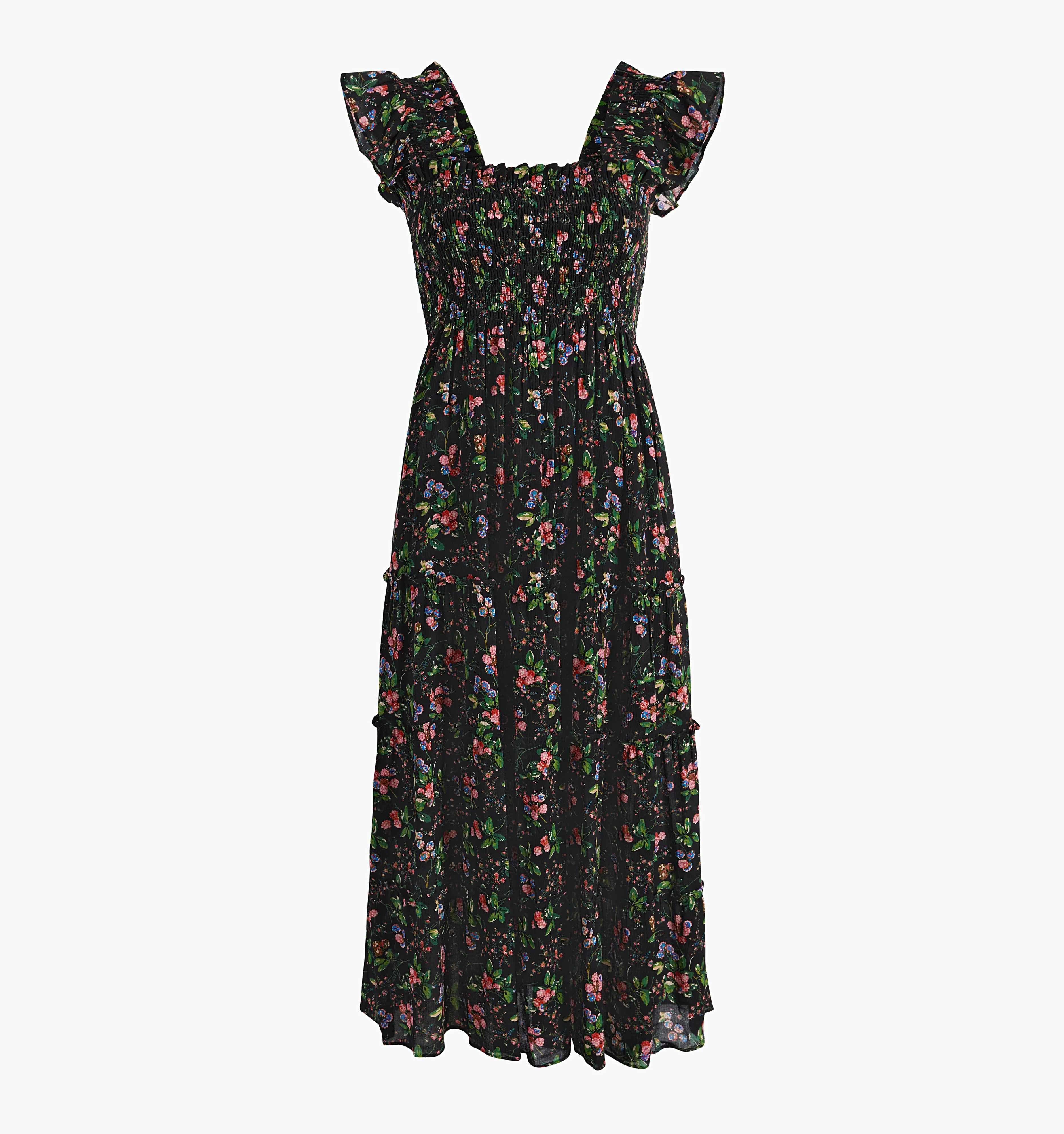 The Ellie Nap Dress - Multi Berry Crinkle Chiffon