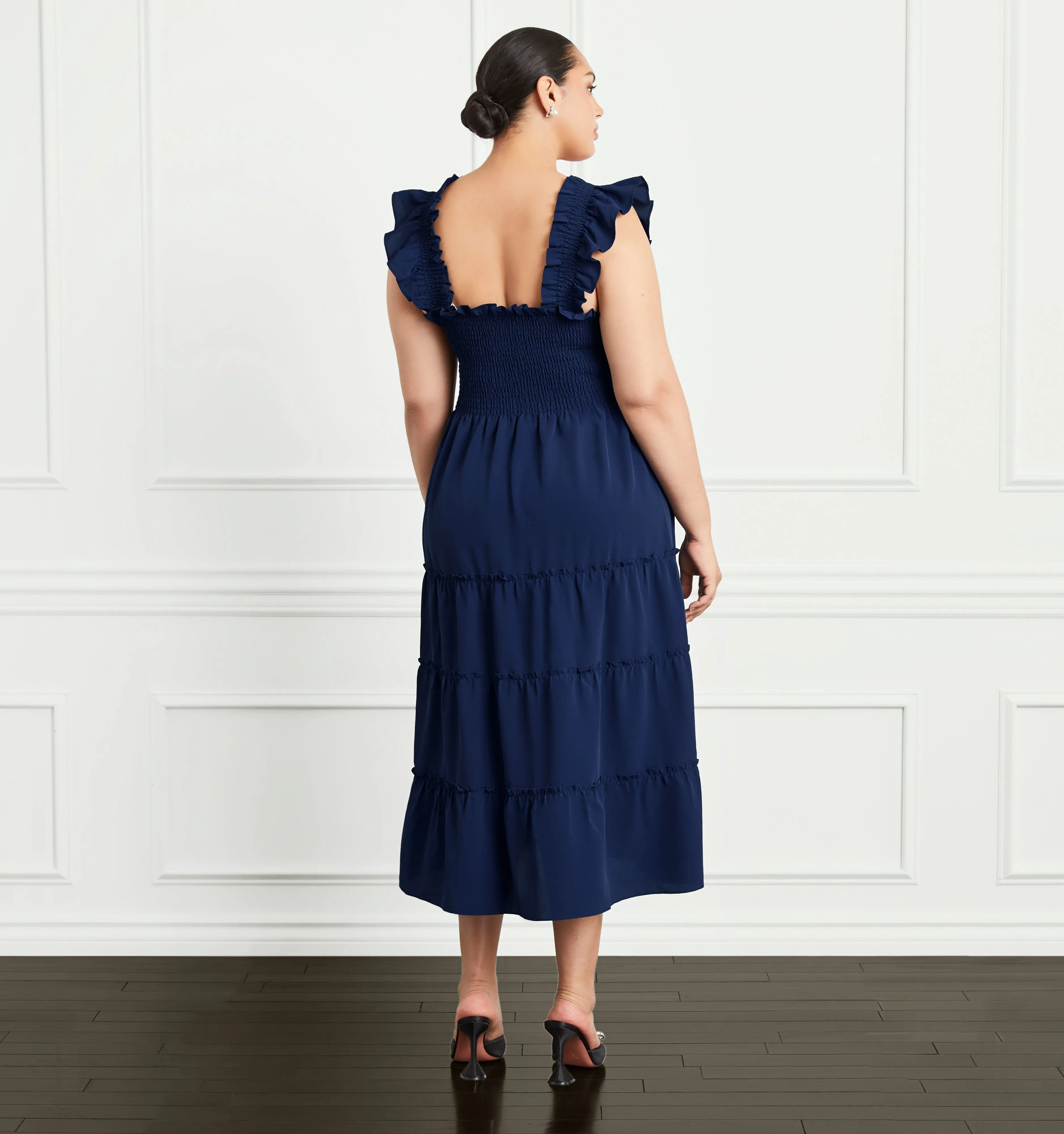 The Ellie Nap Dress - Navy Crepe