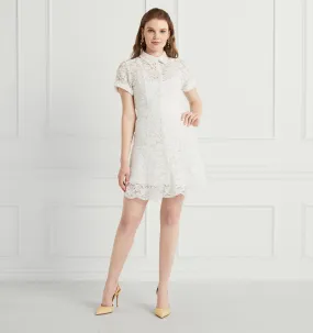 The Lace Laura Dress - White Lace