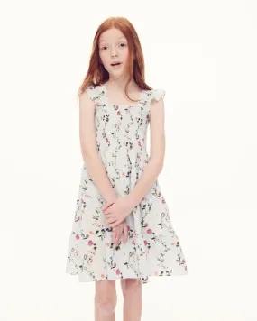 Tiny Ellie Floral Nap Dress - Pond Inspired Poplin Print